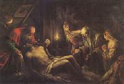 Jacopo Bassano The Descent from the Cross (mk05) USA oil painting artist